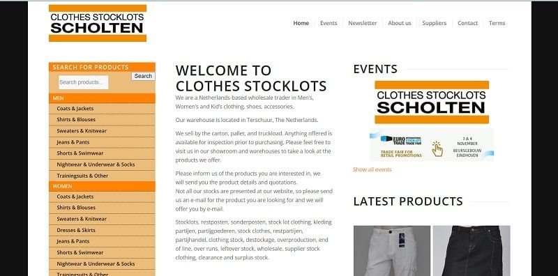 wholesale clothing suppliers netherlands