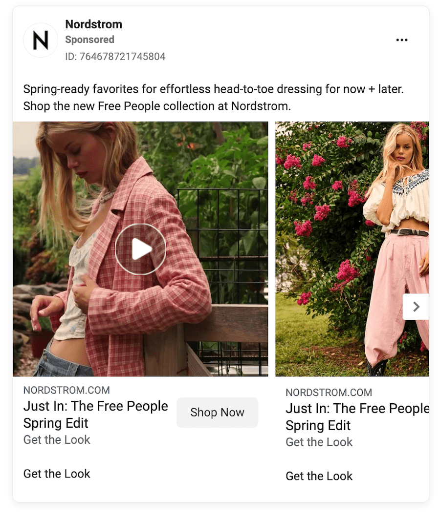 instagram ads examples